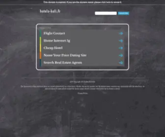 Hotels-Bali.fr(Hotels Bali) Screenshot