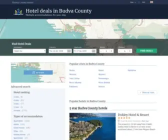 Hotels-Budva.com(Budva County hotels & apartments) Screenshot