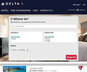 Hotels-Delta.com(Deals & Discounts for Hotel Reservations from Luxury Hotels to Budget Accommodations) Screenshot
