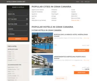 Hotels-Gran-Canaria.net(Hotels Gran Canaria) Screenshot