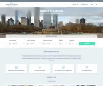 Hotels-Illinois.com(Illinois hotels & apartments) Screenshot