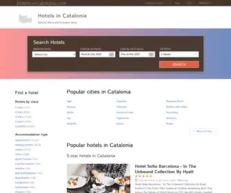 Hotels-IN-Catalonia.com(Catalonia hotels & apartments) Screenshot