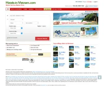 Hotels-IN-Vietnam.com(Vietnam Hotels) Screenshot