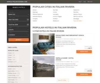 Hotels-Italian-Riviera.com(Hotels Italian Riviera) Screenshot