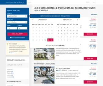 Hotels-Jesolo.com(Lido di Jesolo hotels & apartments) Screenshot