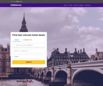 Hotels-London.co.uk(Book Cheap Hotels & Last Minute Hotel Deals) Screenshot