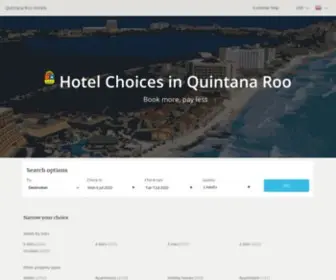 Hotels-Quintanaroo.com(Quintana Roo hotels & apartments) Screenshot