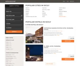 Hotels-Sicily.net(Sicily hotels & apartments) Screenshot