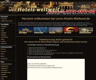 Hotels-Weltweit.biz(Hotels weltweit) Screenshot
