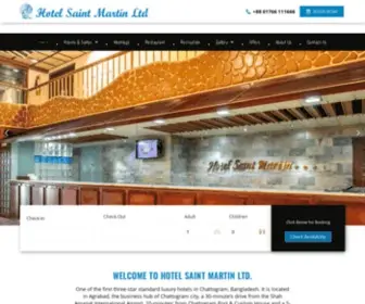 Hotelsaintmartin.com.bd(Hotel Saint Martin) Screenshot