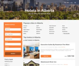 Hotelsalberta.com(Alberta hotels & apartments) Screenshot