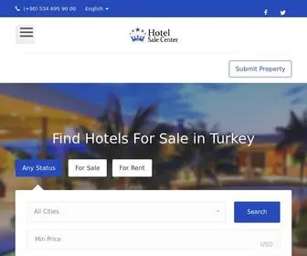 Hotelsalecenter.com(Buy Hotel in Turkey) Screenshot