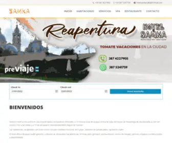 Hotelsamka.ar(INICIO) Screenshot