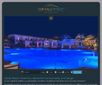 Hotelsandy.com(Sandy Beach Hotel Kos Greece) Screenshot