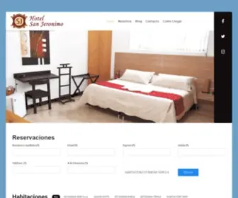 Hotelsanjeronimopopayan.com(Popayán) Screenshot