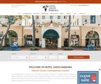 Hotelsantabarbara.com(California, CA Hotel) Screenshot
