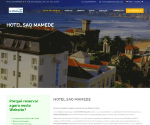 Hotelsaomamede.com Screenshot