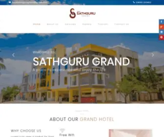 Hotelsathgurugrand.in(Hotel Sathguru Grand Karaikudi Tamilnadu) Screenshot