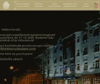 Hotelsavoyprague.com(Hotel Savoy Prague) Screenshot