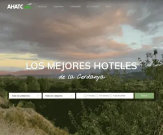 Hotelscerdanya.com(Hoteles con encanto en la Cerdanya) Screenshot