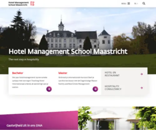 Hotelschoolmaastricht.com(Hotel Management School Maastricht) Screenshot