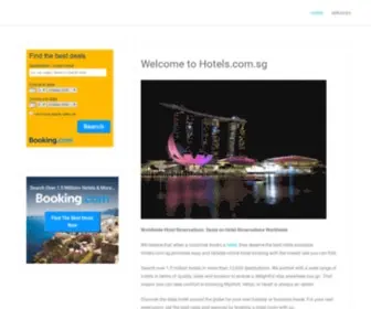 Hotels.com.sg(Hotel Booking & Rental Cars Singapore) Screenshot
