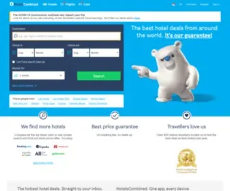 Hotelscombined.com.sg(Compare all the top travel sites in just one search to find the best hotel deals at HotelsCombined) Screenshot
