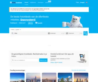 Hotelscombined.nl(Vergelijk en bespaar op goedkope hotel deals) Screenshot