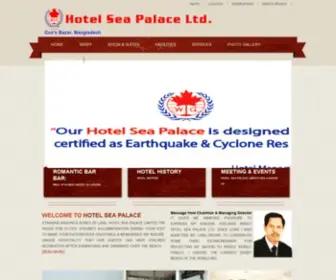 Hotelseapalacebd.com(HOTEL SEA PALACE LIMITED is the largest hotel in Cox's Bazar) Screenshot