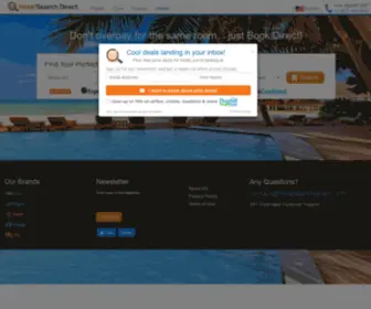 Hotelsearchdirect.com(Compare and save on hotels) Screenshot