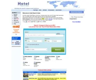 Hotelsearchindex.com(Worldwide hotel database) Screenshot