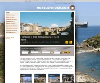 Hotelsfinder.com(Italy Hotels Directory) Screenshot