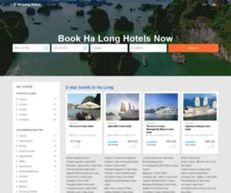 Hotelshalong.com(The 10 best Ha Long Hotels) Screenshot