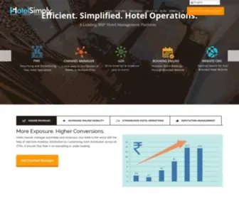 Hotelsimply.com(Hotel operating systems) Screenshot