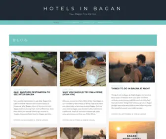 Hotelsinbagan.com(Hotels in Bagan) Screenshot