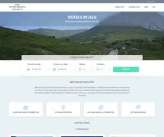 Hotelsinjeju.com(Jeju hotels & apartments) Screenshot