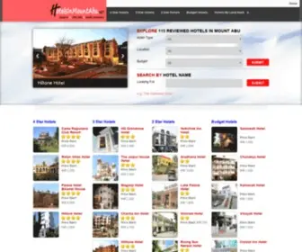 Hotelsinmountabu.net(115 Hotels in Mount Abu) Screenshot