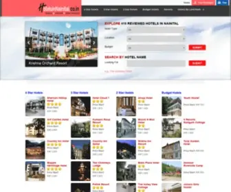 Hotelsinnainital.co.in(Hotels in nainital) Screenshot