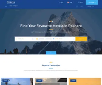 Hotelsinpokhara.com(Hotel Booking) Screenshot