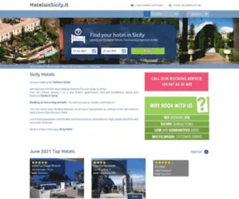 Hotelsinsicily.it(Sicily Hotels) Screenshot