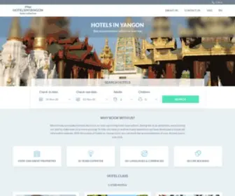 Hotelsinyangon.com(Yangon hotels & apartments) Screenshot