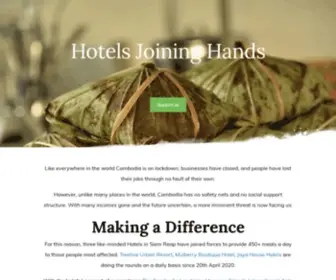 Hotelsjoininghands.com(Hotels Joining Hands) Screenshot