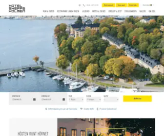 Hotelskeppsholmen.se(Hotell i Stockholm City) Screenshot