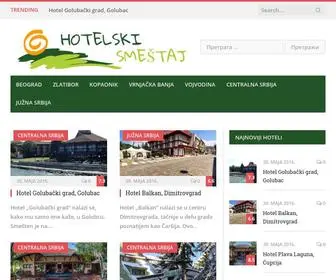 Hotelskismestaj.com(Hotelski Sme) Screenshot