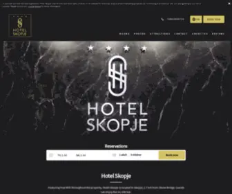 Hotelskopje.mk(Hotel skopje) Screenshot