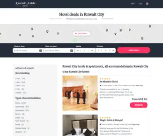 Hotelskuwaitcity.com(Kuwait City hotels & apartments) Screenshot