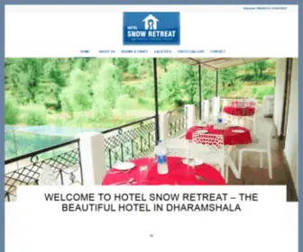 Hotelsnowretreat.com(Mcleodganj, India) Screenshot