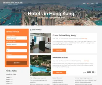 Hotelsofhongkong.com(Hong Kong hotels & apartments) Screenshot