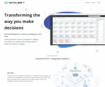 Hotelsoft.com(Machine learning driven) Screenshot