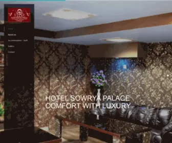 Hotelsowrya.com(Hotel Sowrya Palace) Screenshot